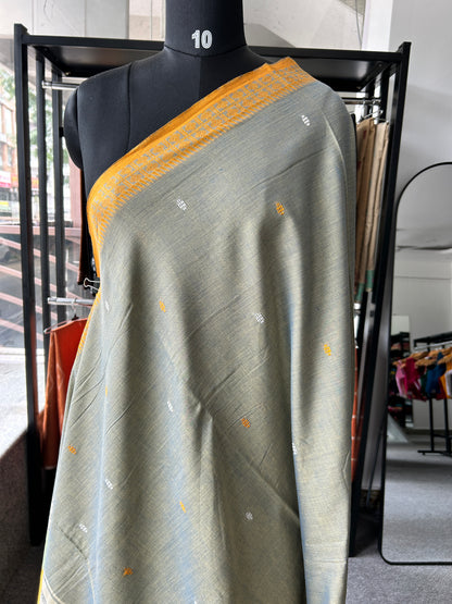 GREY DHANIAKHALI SAREE
