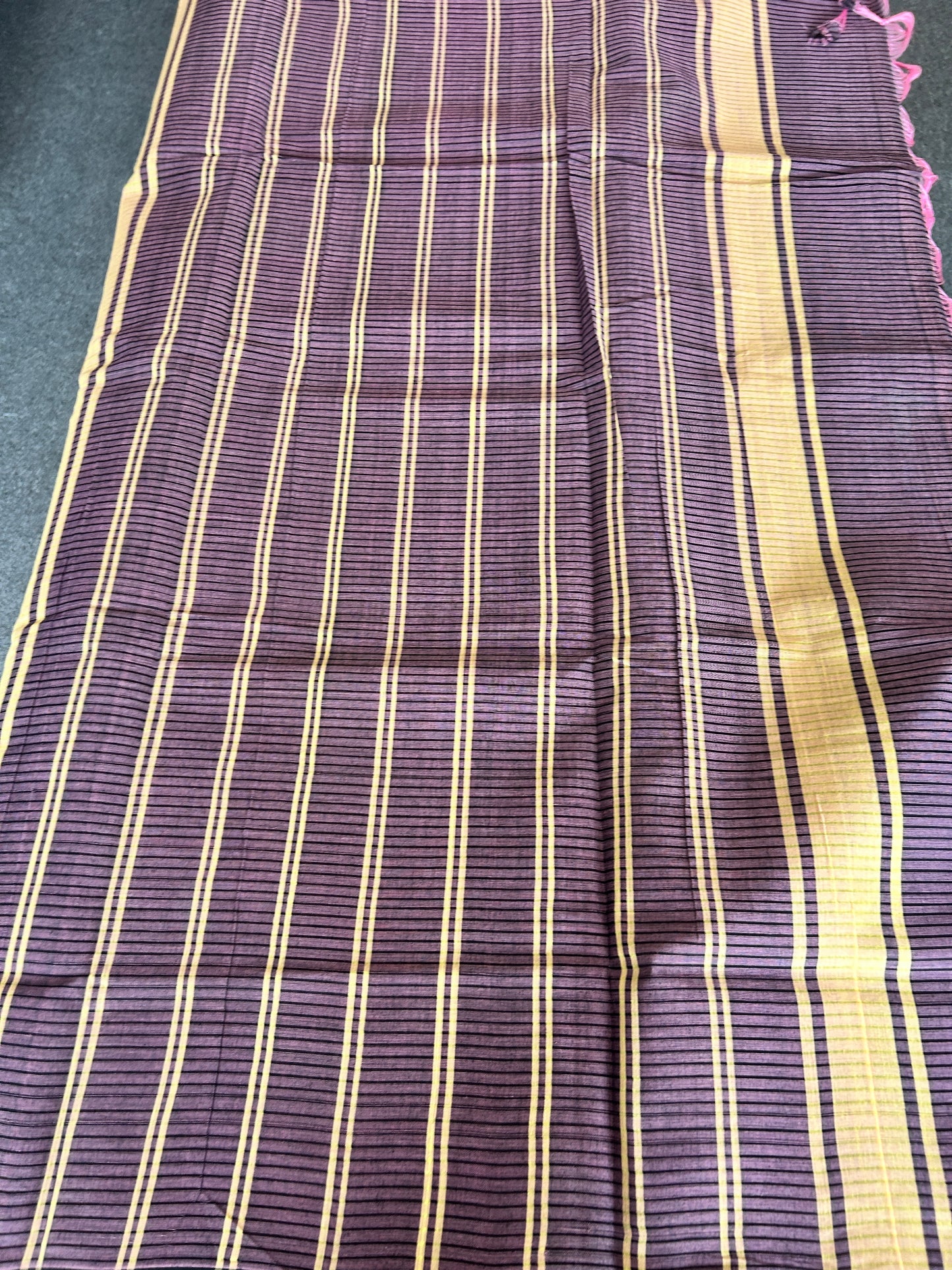 ORANGE MANGALAGIRI SAREE