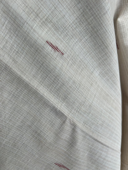 WHITE DHANIAKHALI SAREE