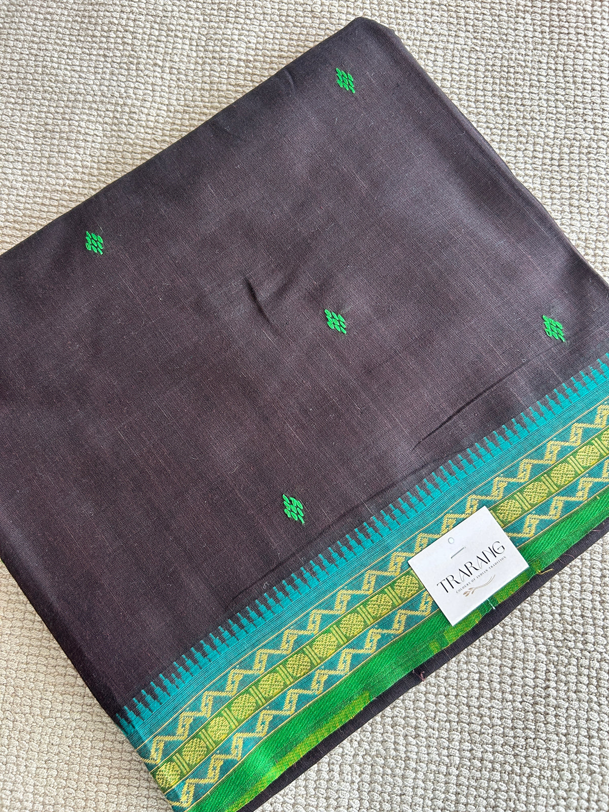 BROWN DHANIAKHALI SAREE