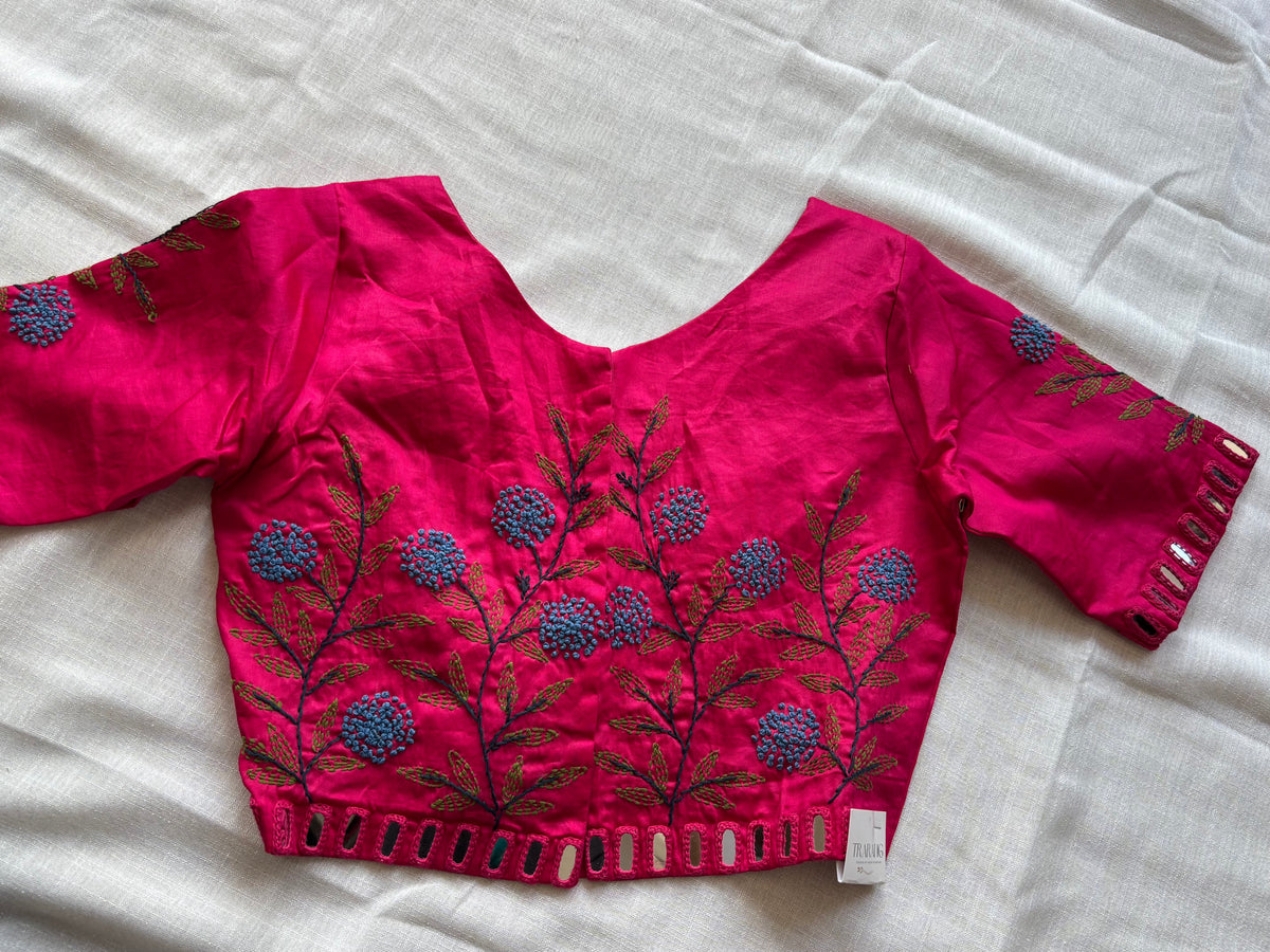 Pink Embroidered blouse