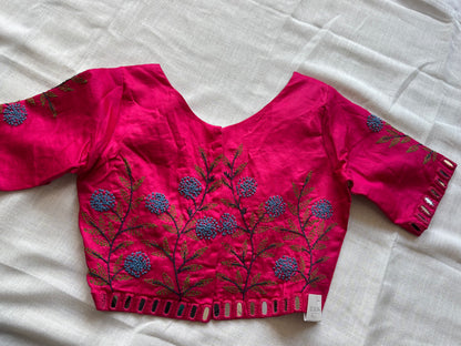 Pink Embroidered blouse