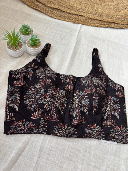 BLACK HAKOBA BLOUSE