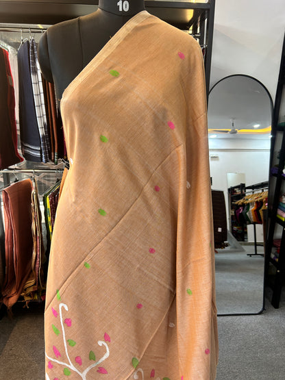 BIEGE MUL JAMDANI SAREE