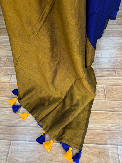 DARK BLUE ACRYLIC SAREE