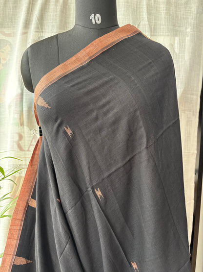 BLACK JAMDANI SAREE
