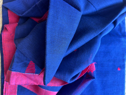 DARK BLUE JAMDANI SAREE