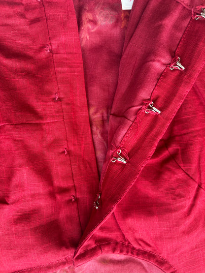 Maroon Embroidered blouse