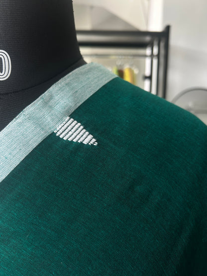 GREEN JAMDANI SAREE