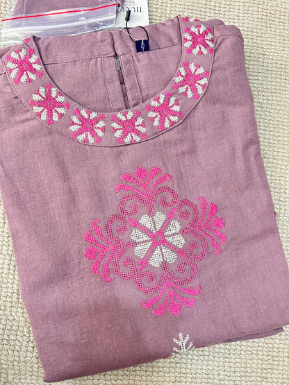 PINK COTTON SUIT