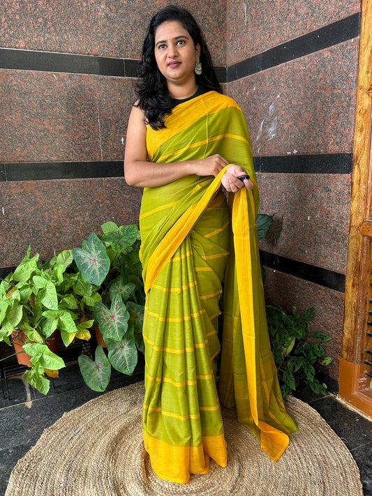 GREEN DHANIAKHALI SAREE