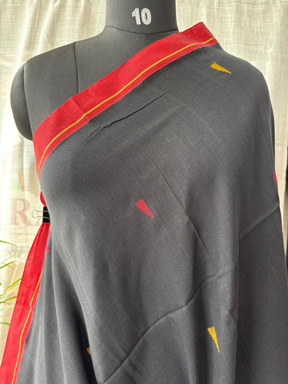 BLACK JAMDANI SAREE