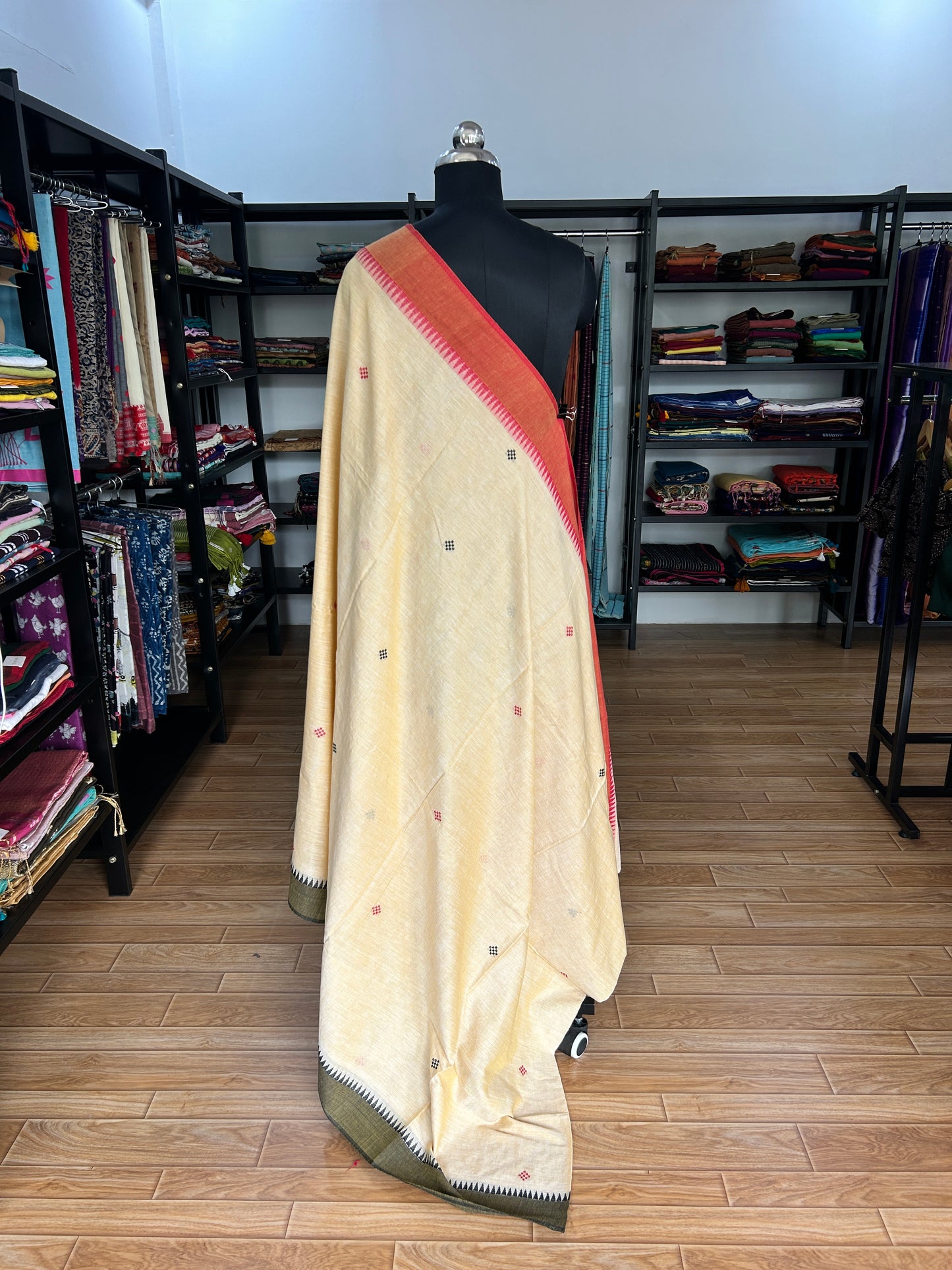 YELLOW DHANIAKHALI SAREE