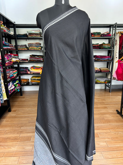 BLACK DHANIAKHALI SAREE