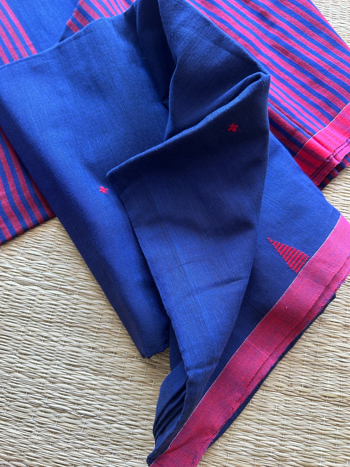 DARK BLUE JAMDANI SAREE
