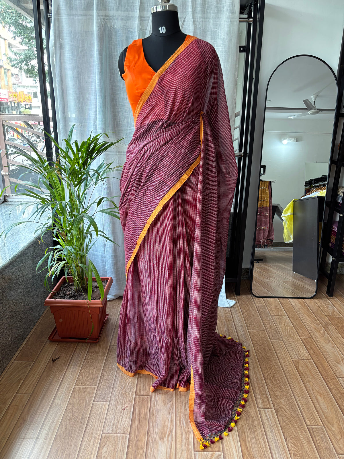 MAROON MUL COTTON