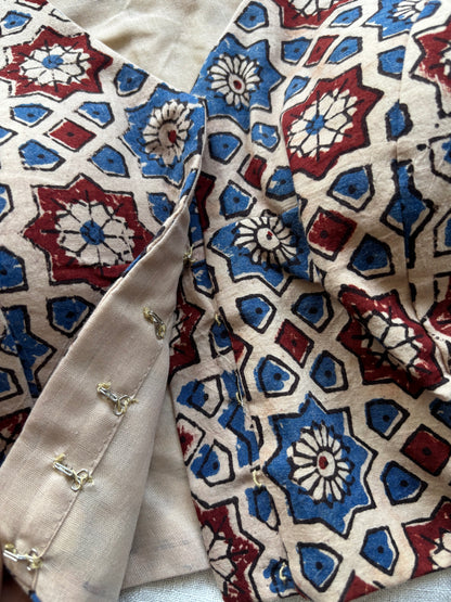 BIEGE COTTON BLOUSE