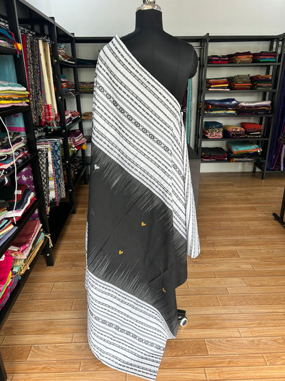BLACK DHANIAKHALI SAREE