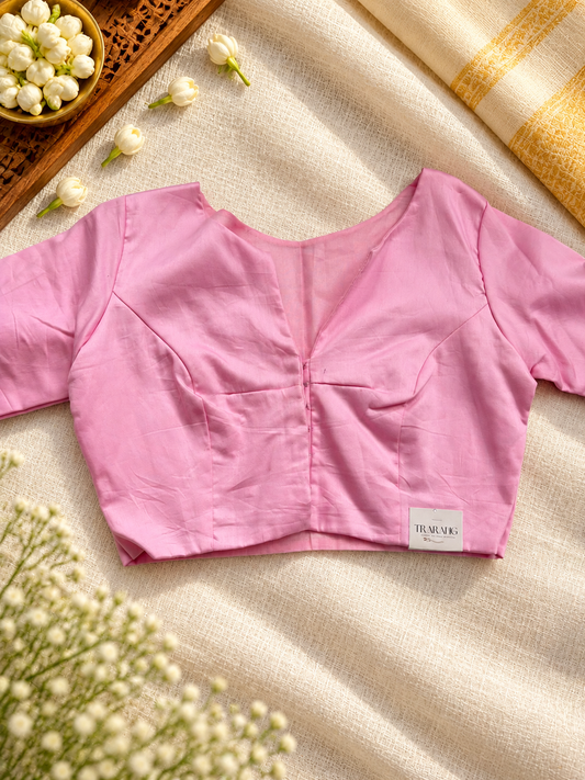 LIGHT PINK COTTON BLOUSE
