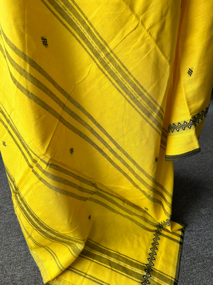 YELLOW DHANIAKHALI SAREE