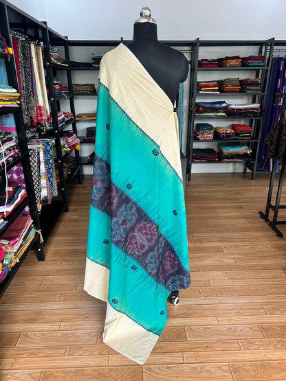 GREEN DHANIAKHALI SAREE
