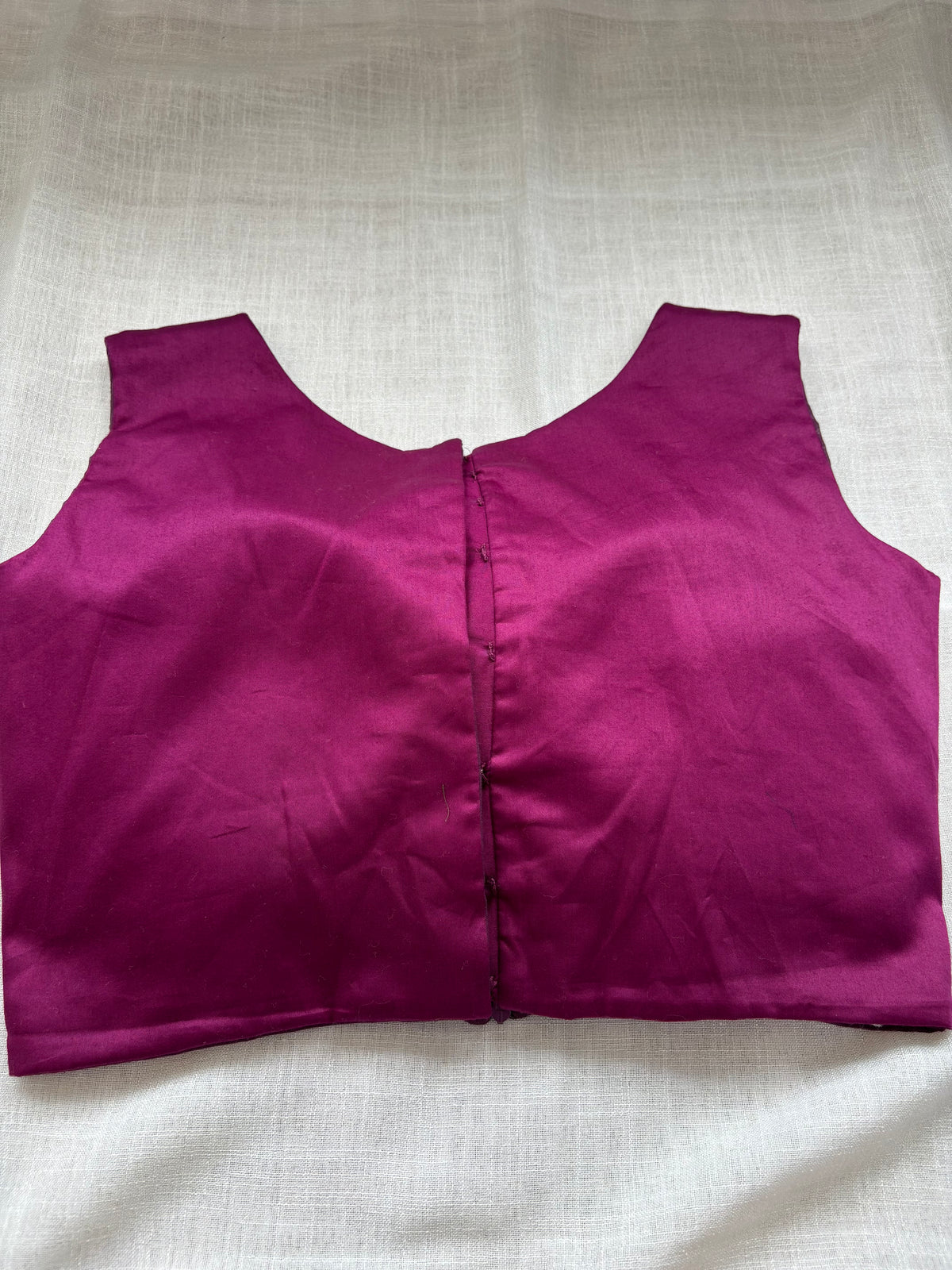 PURPLE COTTON BLOUSE