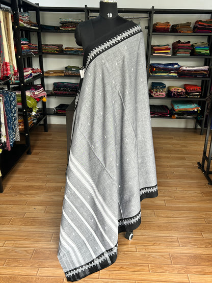 GREY DHANIAKHALI SAREE