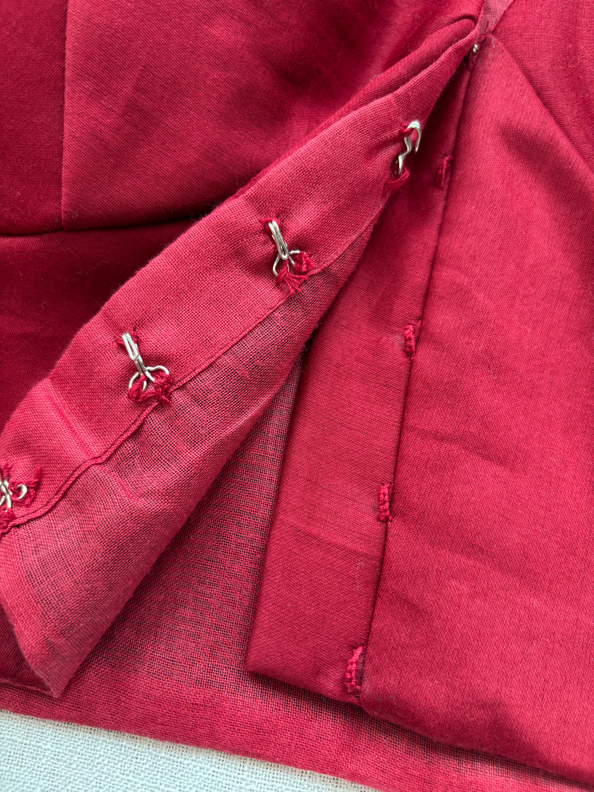 MAROON COTTON BLOUSE