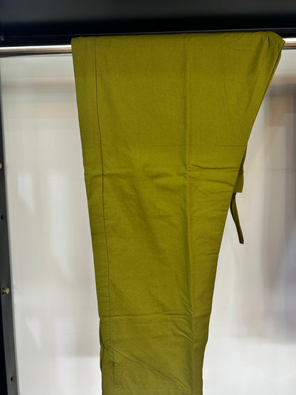 GREEN COTTON SUIT