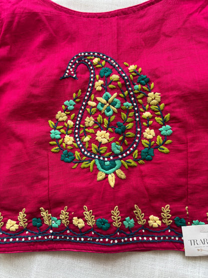 Pink Embroidered blouse