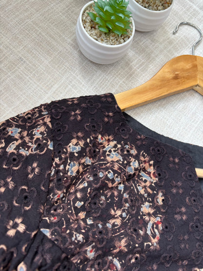 BLACK HAKOBA BLOUSE