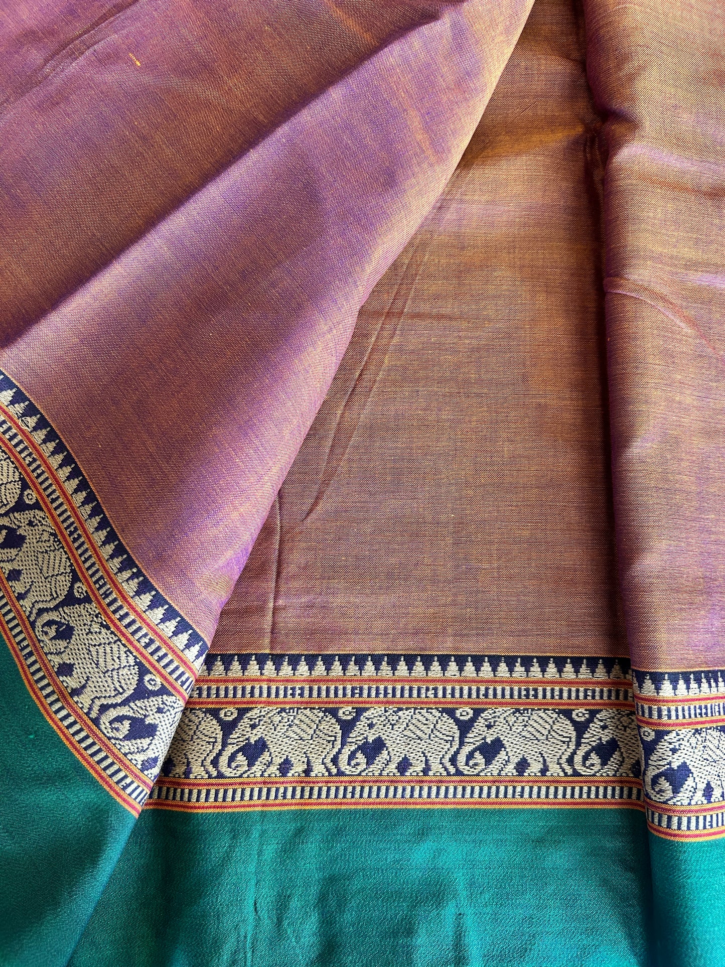 PEACH NARAYANPET SAREE