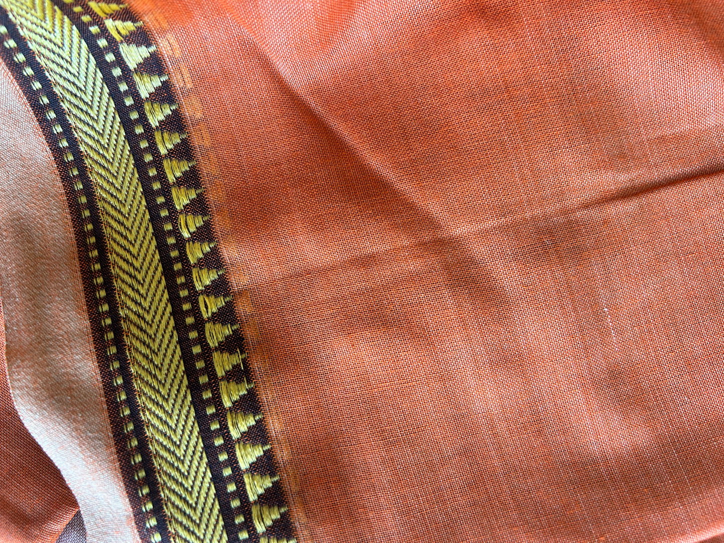ORANGE NARAYANPET SAREE