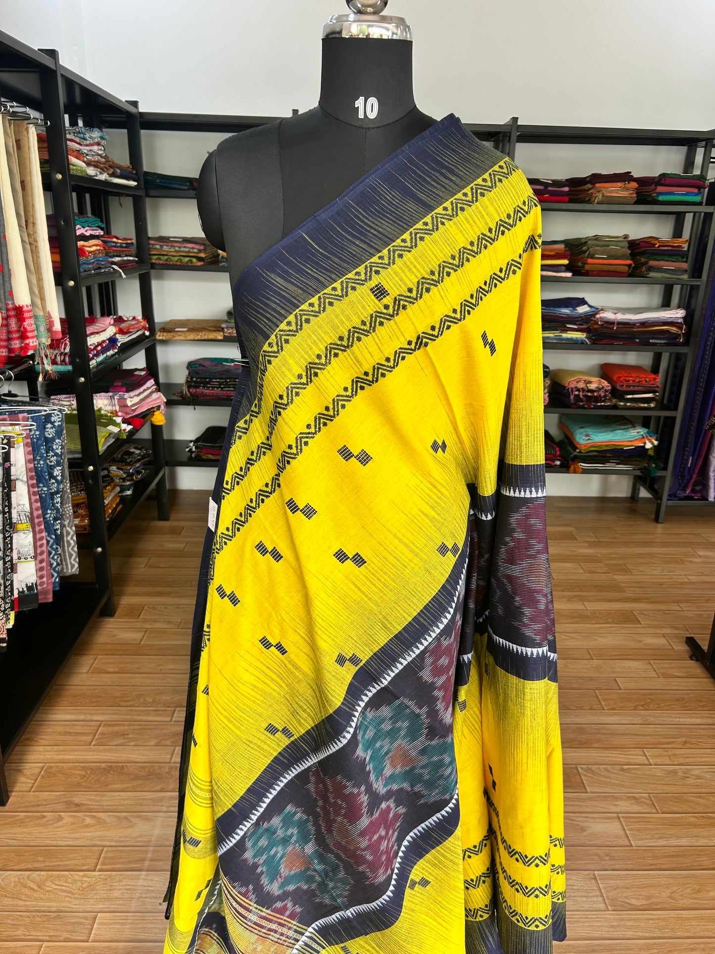 YELLOW DHANIAKHALI SAREE