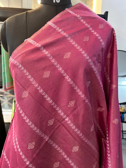 PINK TISSUE SAREE