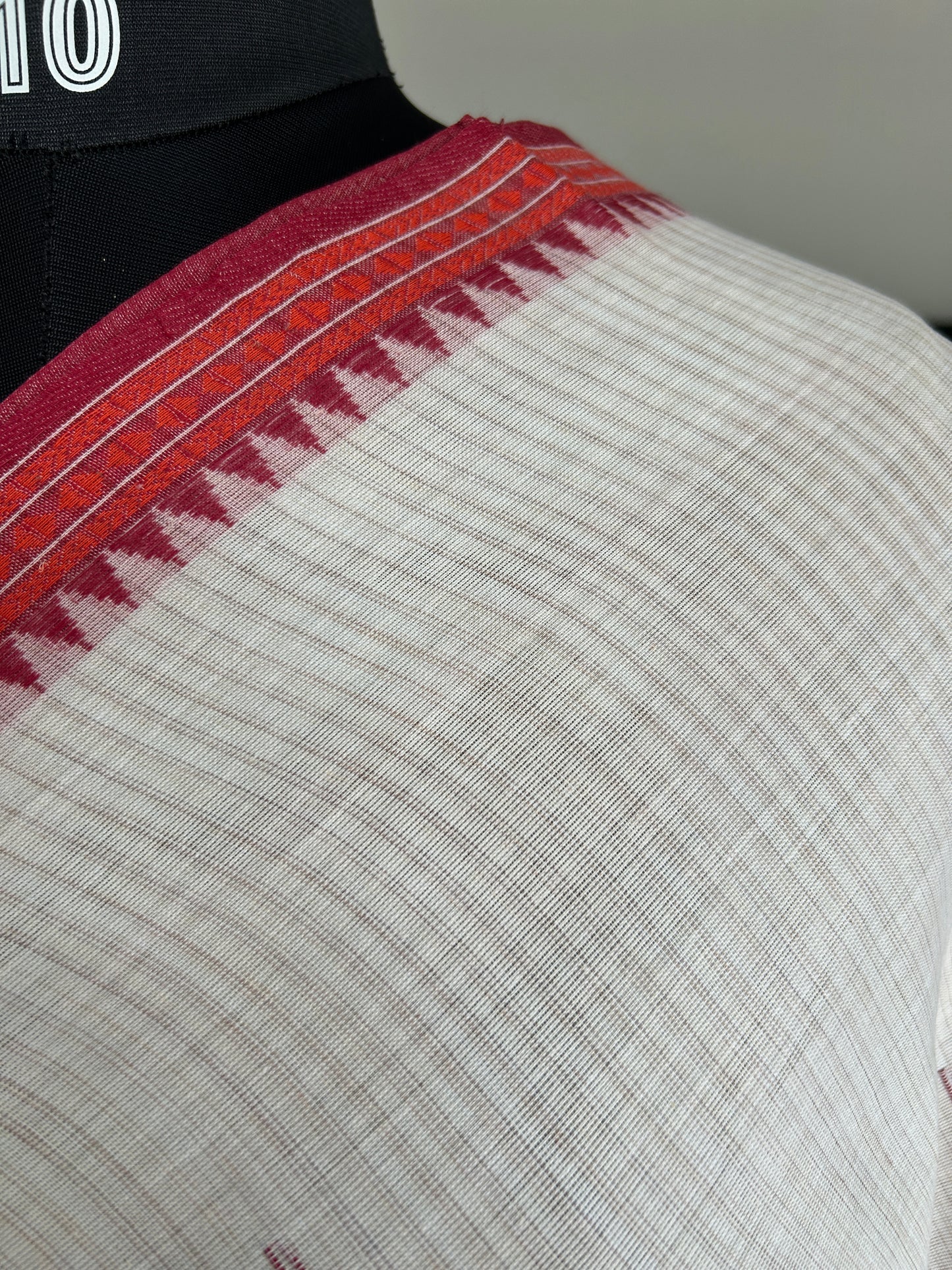 WHITE DHANIAKHALI SAREE