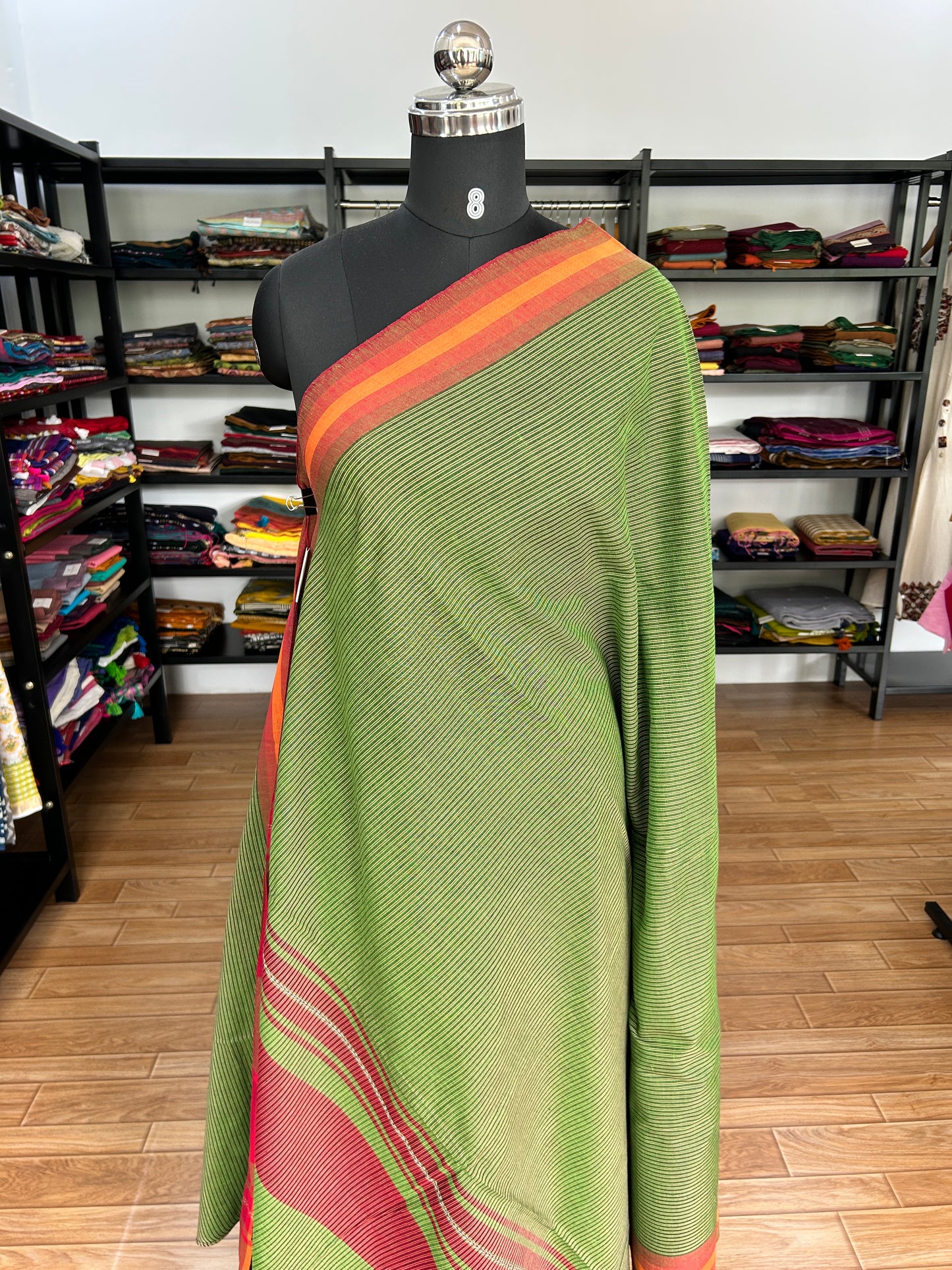 GREEN DHANIAKHALI SAREE