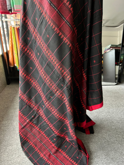 BLACK DHANIAKHALI SAREE