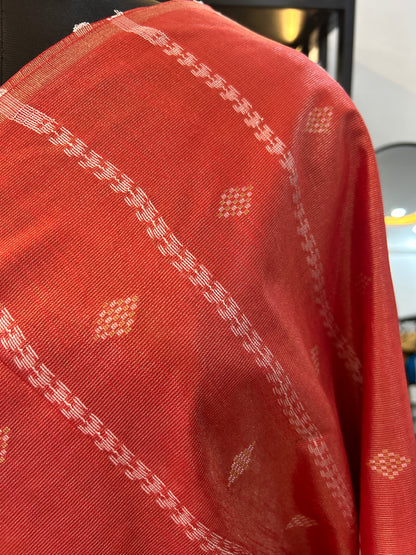 ORANGE TISSUE SAREE