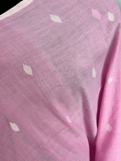 PINK JAMDANI SAREE