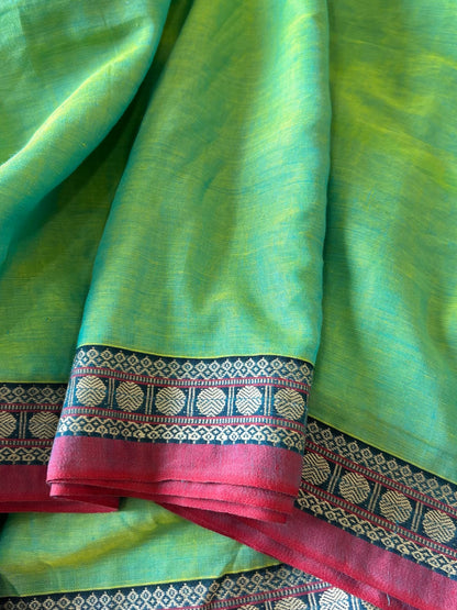 GREEN NARAYANPET SAREE