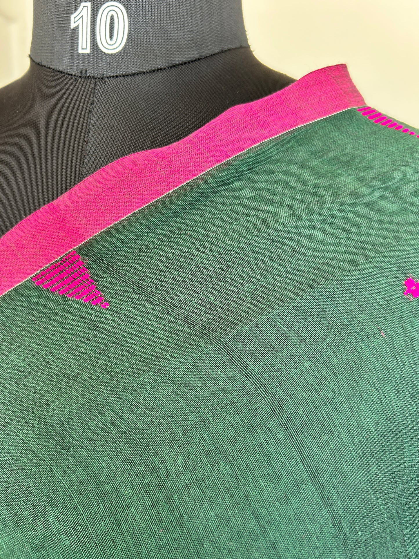 GREEN JAMDANI SAREE