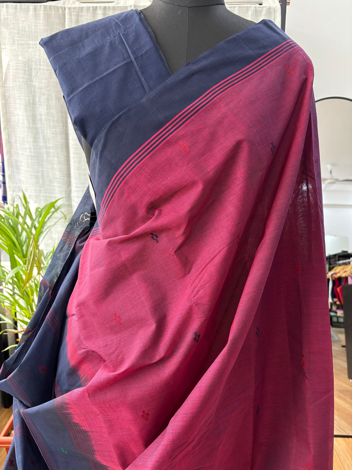 MAROON NEGAMAM COTTON