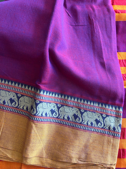 PINK NARAYANPET SAREE