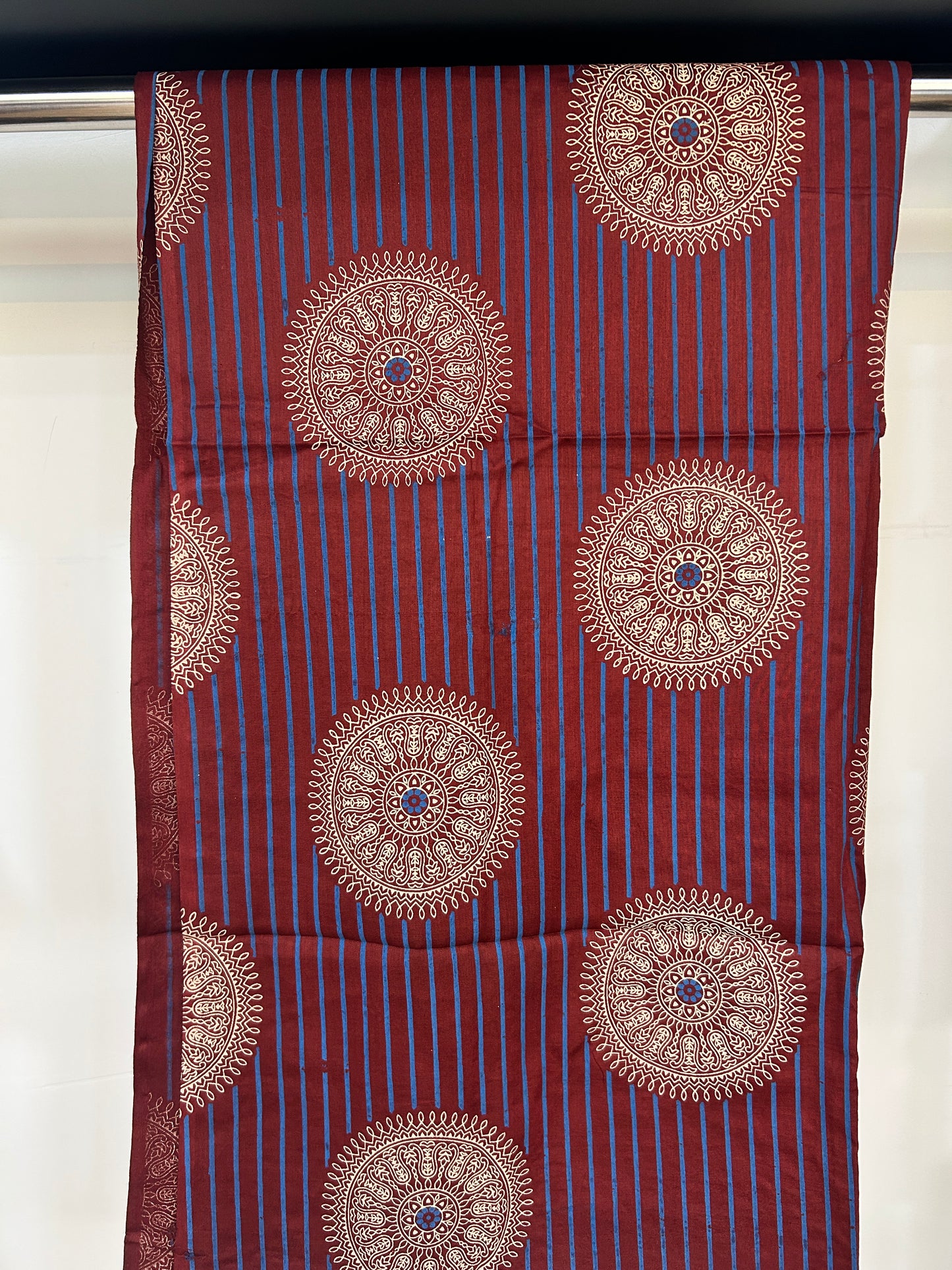 BLUE GAMTHI COTTON SUIT