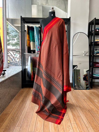 BROWN DHANIAKHALI SAREE