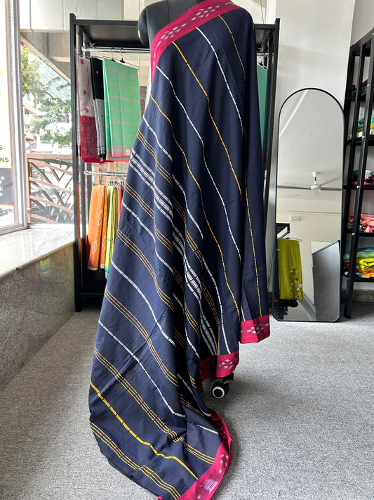 BLUE BEGAMPURI SAREE