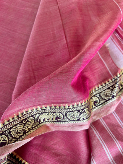 PINK NARAYANPET SAREE