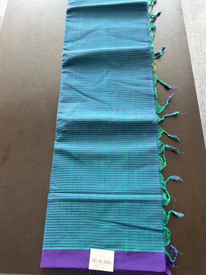 BLUE MANGALAGIRI SAREE