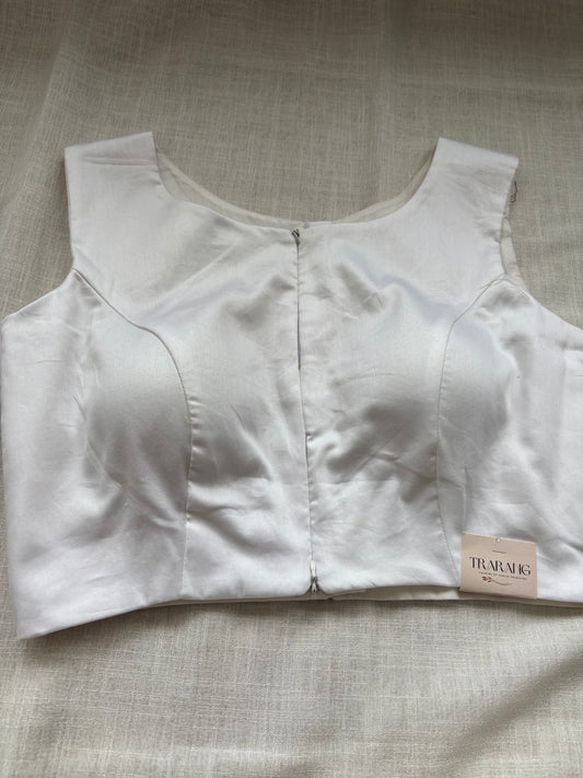 WHITE COTTON BLOUSE